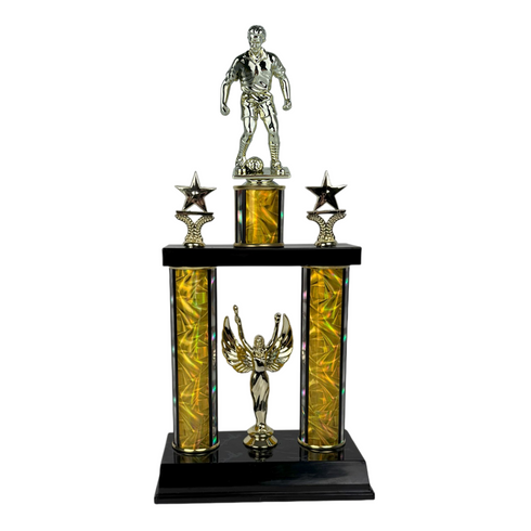 Trofeo de Tubo con Figura Serie 50 de Futbol